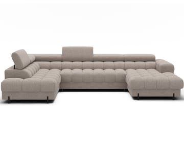 Feraria 6-sits Bubblig Bäddsoffa med Divan och Schäslong förvaring Vänster - Royal 18 - Möbler - Soffa - Bäddsoffa - Hörnbäddsoffa
