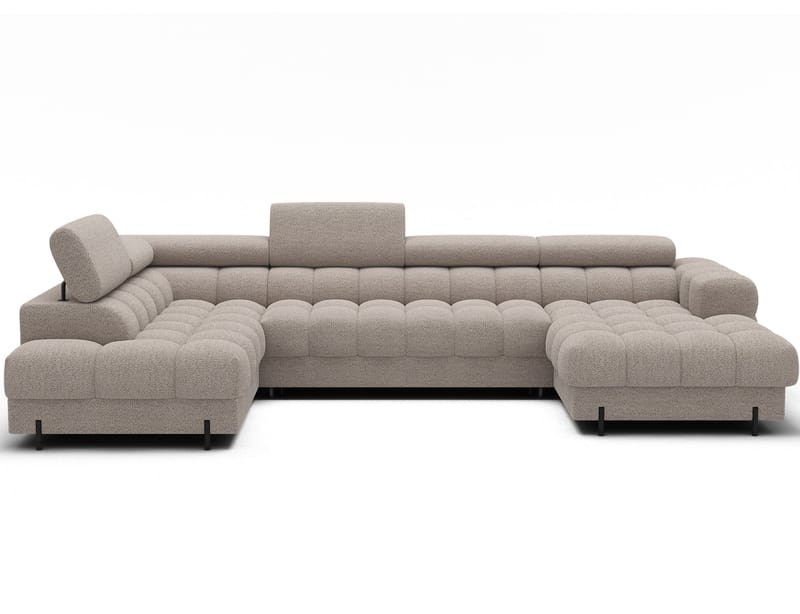 Feraria 6-sits Bubblig Bäddsoffa med Divan och Schäslong förvaring Vänster - Royal 18 - Möbler - Soffa - Bäddsoffa - Hörnbäddsoffa