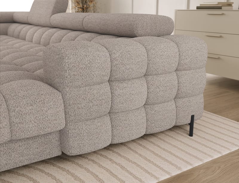 Feraria 6-sits Bubblig Bäddsoffa med Divan och Schäslong förvaring Vänster - Royal 18 - Möbler - Soffa - Bäddsoffa - Hörnbäddsoffa