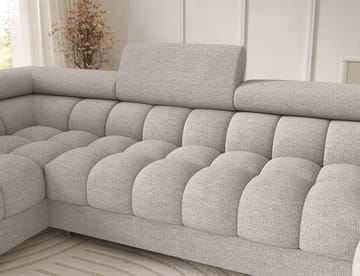 Feraria 6-sits Bubblig Bäddsoffa med Divan och Schäslong förvaring Vänster - Royal 18 - Möbler - Soffa - Bäddsoffa - Hörnbäddsoffa