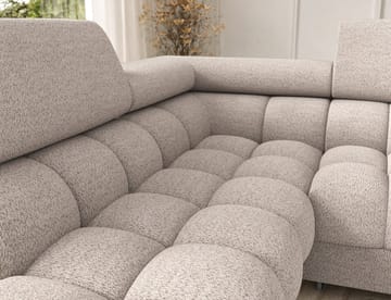 Feraria 6-sits Bubblig Bäddsoffa med Divan och Schäslong förvaring Vänster - Royal 18 - Möbler - Soffa - Bäddsoffa - Hörnbäddsoffa