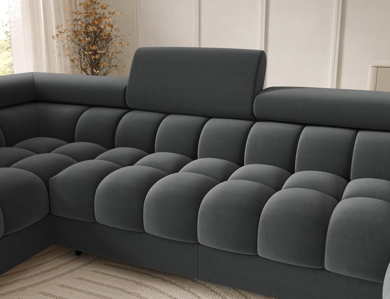 Feraria 6-sits Bubblig Bäddsoffa med Divan och Schäslong förvaring Vänster - Sola 06 - Möbler - Soffa - Bäddsoffa - Hörnbäddsoffa