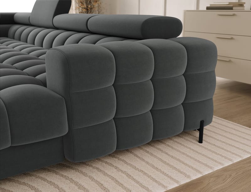 Feraria 6-sits Bubblig Bäddsoffa med Divan och Schäslong förvaring Vänster - Sola 06 - Möbler - Soffa - Bäddsoffa - Hörnbäddsoffa