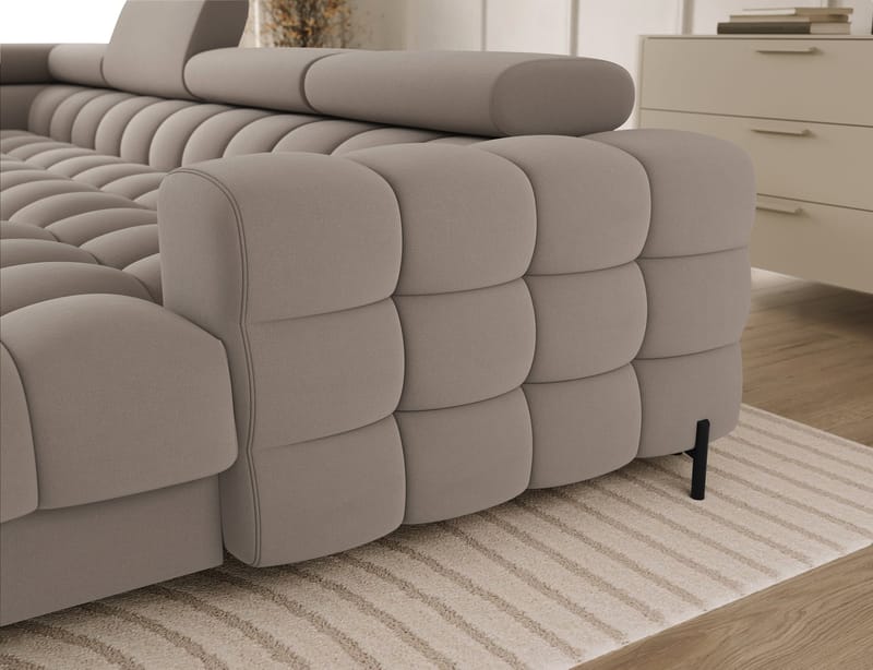 Feraria 6-sits Bubblig Bäddsoffa med Divan och Schäslong förvaring Vänster - Sola 18 - Möbler - Soffa - Bäddsoffa - Hörnbäddsoffa