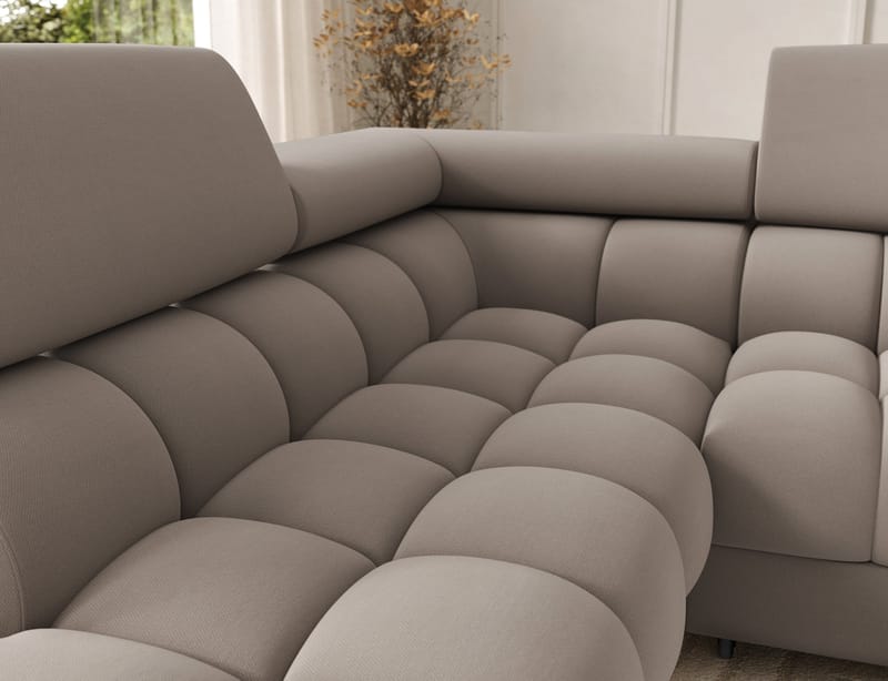Feraria 6-sits Bubblig Bäddsoffa med Divan och Schäslong förvaring Vänster - Sola 18 - Möbler - Soffa - Bäddsoffa - Hörnbäddsoffa