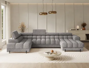 Feraria 6-sits Bubblig Bäddsoffa med Divan och Schäslong förvaring Vänster - Pellerito 20 - Möbler - Soffa - Bäddsoffa - Hörnbäddsoffa