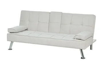 Ferne Bäddsoffa 3-sits - Beige/Silver - Möbler - Soffa - Bäddsoffa - 3 sits bäddsoffa