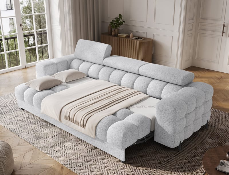 Festello 3-sits Bubblig Bäddsoffa - Coralline 01 - Möbler - Soffa - Bäddsoffa - 3 sits bäddsoffa