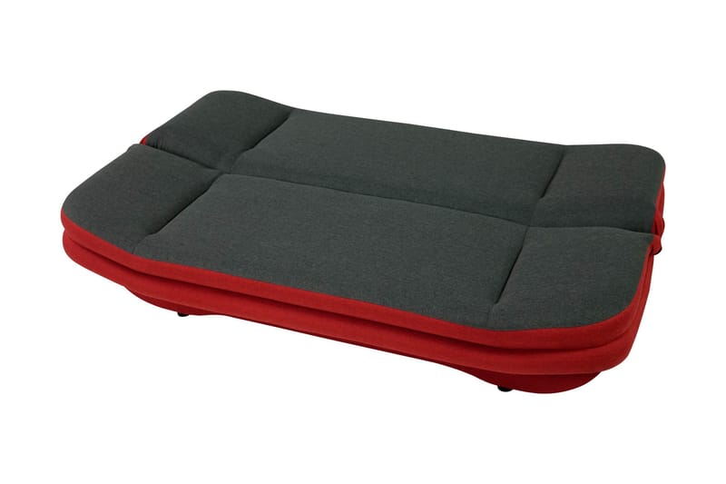 Figurelle 2-sits Fällbar Bäddsoffa 130x190 cm med Förvaring i Tyg - Beige - Möbler - Soffa - Bäddsoffa - 2 sits bäddsoffa