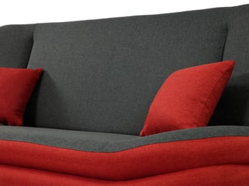 Figurelle 3-sits Bäddsoffa - svart - Möbler - Soffa - Bäddsoffa - 2 sits bäddsoffa