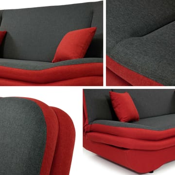Figurelle 3-sits Bäddsoffa - svart - Möbler - Soffa - Bäddsoffa - 2 sits bäddsoffa