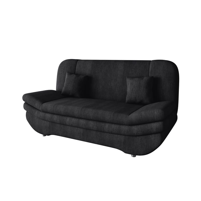 Figurelle 3-sits Bäddsoffa, svart