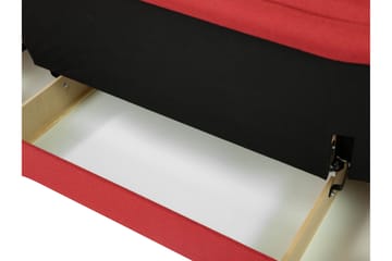 Figurelle 3-sits Längsbäddad Bäddsoffa 130x190 cm med Förvaring i Sammet - Grön - Möbler - Soffa - Bäddsoffa - 3 sits bäddsoffa