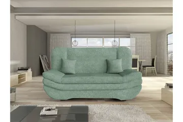 Figurelle Bäddsoffa 2-sits i Bouclé - Grön - Möbler - Soffa - Bäddsoffa - 2 sits bäddsoffa