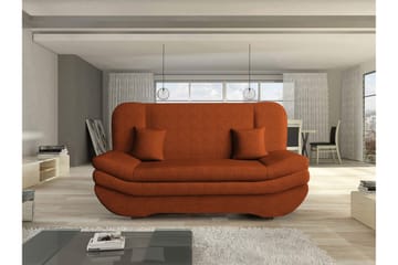 Figurelle Bäddsoffa 2-sits i Chenille - Orange - Möbler - Soffa - Bäddsoffa - 2 sits bäddsoffa