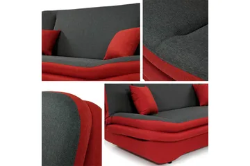 Figurelle Bäddsoffa 2-sits i Chenille - Orange - Möbler - Soffa - Bäddsoffa - 2 sits bäddsoffa