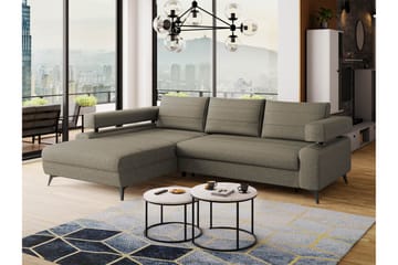 Fito Bäddsoffa med Divan 3-sits - Grå - Möbler - Soffa - Bäddsoffa - Bäddsoffa divan