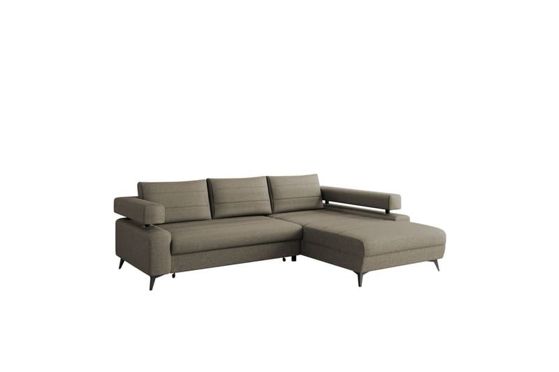 Fito Bäddsoffa med Divan 3-sits - Grå - Möbler - Soffa - Bäddsoffa - Bäddsoffa divan