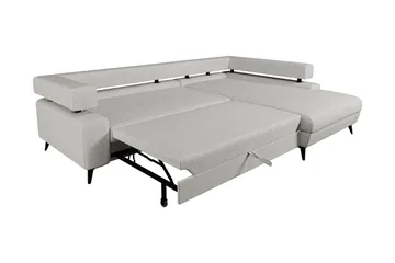 Fito Bäddsoffa med Divan 3-sits - Grå - Möbler - Soffa - Bäddsoffa - Bäddsoffa divan
