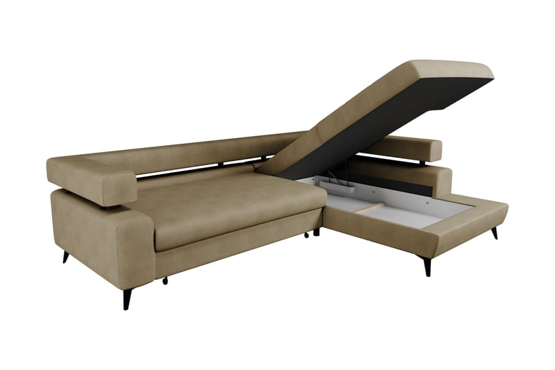 Fito Bäddsoffa med Divan 3-sits - Rosa - Möbler - Soffa - Bäddsoffa - Bäddsoffa divan