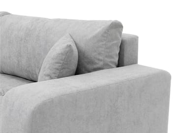 Flo 3-sits Kubisk Bäddsoffa med Förvaring i Bouclé - Grön - Möbler - Soffa - Bäddsoffa - 3 sits bäddsoffa