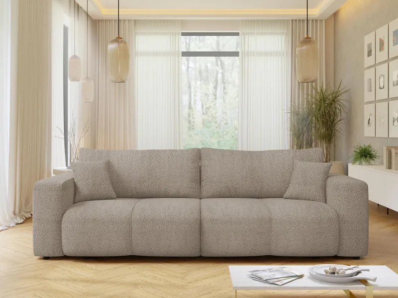Flo Bäddsoffa 3-sits - Beige - Möbler - Soffa - Bäddsoffa - 3 sits bäddsoffa
