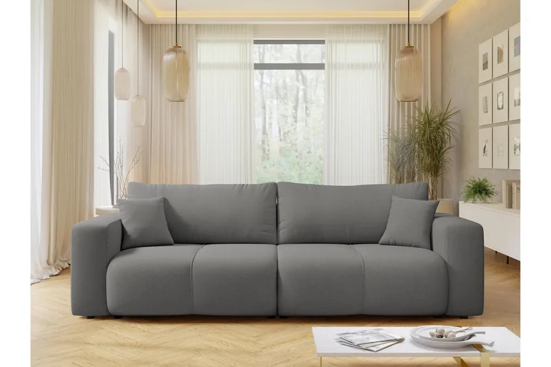 Flo Bäddsoffa 3-sits - Grå - Möbler - Soffa - Bäddsoffa - 3 sits bäddsoffa