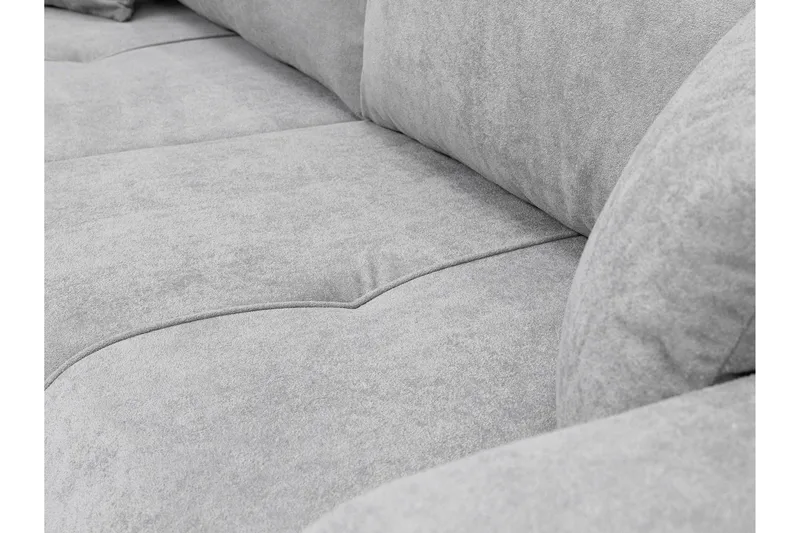 Flo Bäddsoffa 3-sits i Plysch - Beige - Möbler - Soffa - Bäddsoffa - 3 sits bäddsoffa