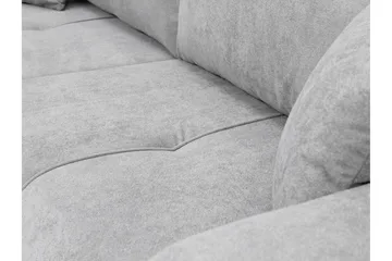 Flo Bäddsoffa 3-sits i Plysch - Gul - Möbler - Soffa - Bäddsoffa - 3 sits bäddsoffa