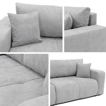 Flo Bäddsoffa 3-sits - Ljusgrå - Möbler - Soffa - Bäddsoffa - 3 sits bäddsoffa