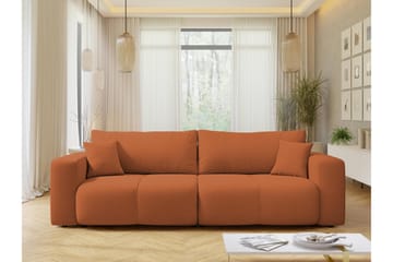 Flo Bäddsoffa 3-sits - Orange - Möbler - Soffa - Bäddsoffa - 3 sits bäddsoffa