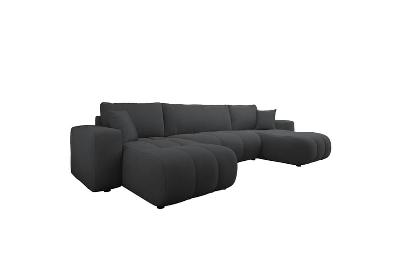 Flo Bäddsoffa Dubbeldivan 4-sits - Grå - Möbler - Soffa - Bäddsoffa - U bäddsoffa