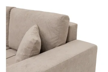 Flo Bäddsoffa Dubbeldivan 4-sits - Ljusgrå - Möbler - Soffa - Bäddsoffa - U bäddsoffa