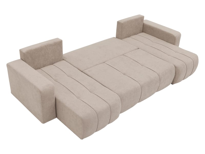 Flo Bäddsoffa Dubbeldivan 4-sits - Vit - Möbler - Soffa - Bäddsoffa - U bäddsoffa