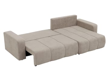Flo Bäddsoffa med Divan 3-sits - Grå - Möbler - Soffa - Bäddsoffa - Bäddsoffa divan