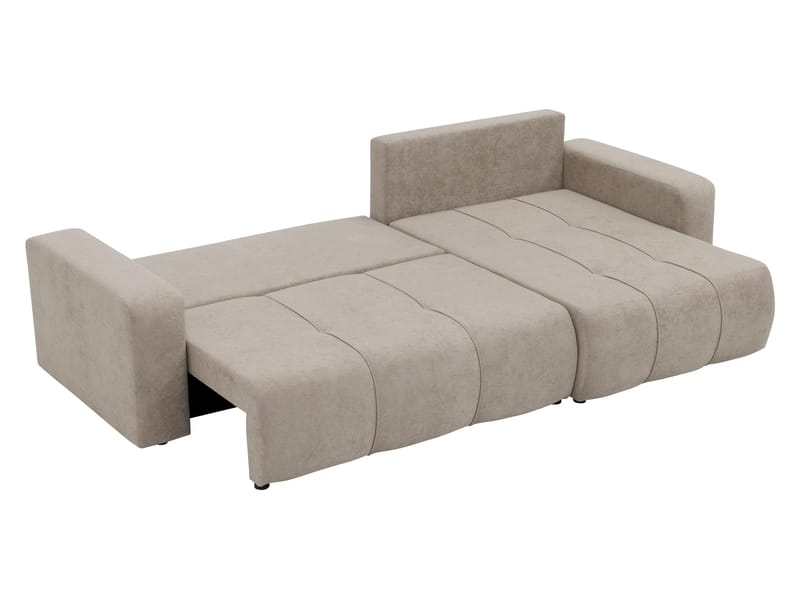 Flo Bäddsoffa med Divan 3-sits - Grå - Möbler - Soffa - Bäddsoffa - Bäddsoffa divan