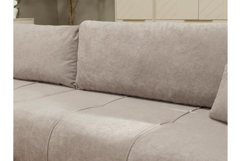 Flo Bäddsoffa med Divan 3-sits - Grå - Möbler - Soffa - Bäddsoffa - Bäddsoffa divan
