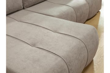 Flo Bäddsoffa med Divan 3-sits - Grå - Möbler - Soffa - Bäddsoffa - Bäddsoffa divan