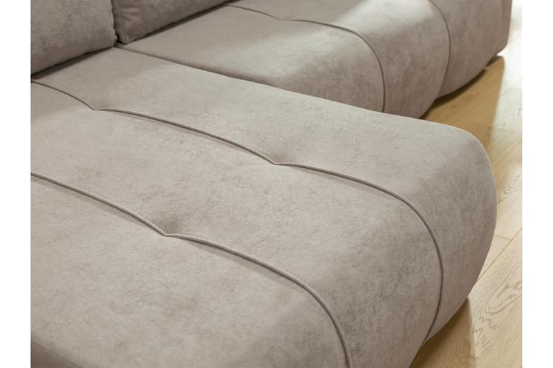 Flo Bäddsoffa med Divan 3-sits - Grå - Möbler - Soffa - Bäddsoffa - Bäddsoffa divan