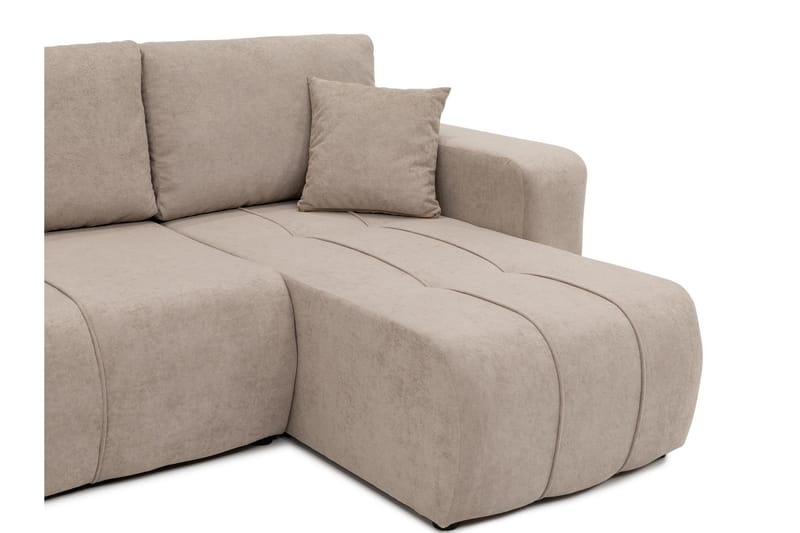 Flo Bäddsoffa med Divan 3-sits - Grå - Möbler - Soffa - Bäddsoffa - Bäddsoffa divan