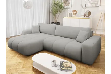 Flo Bäddsoffa med Divan 3-sits - Grå - Möbler - Soffa - Bäddsoffa - Bäddsoffa divan