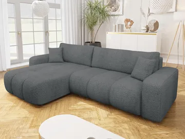 Flo Bäddsoffa med Divan 3-sits - Grå - Möbler - Soffa - Bäddsoffa - Bäddsoffa divan