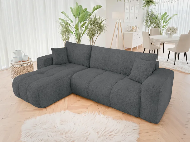 Flo Bäddsoffa med Divan 3-sits - Grå - Möbler - Soffa - Bäddsoffa - Bäddsoffa divan