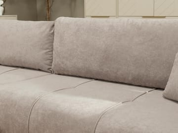 Flo Bäddsoffa med Divan 3-sits - Grå - Möbler - Soffa - Bäddsoffa - Bäddsoffa divan