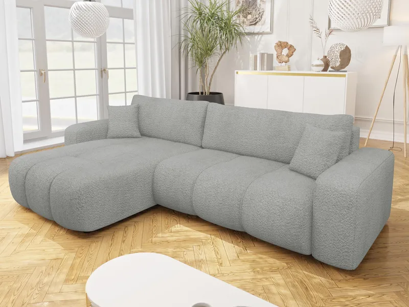 Flo Bäddsoffa med Divan 3-sits - Ljusgrå - Möbler - Soffa - Bäddsoffa - Bäddsoffa längsbäddad