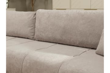 Flo Bäddsoffa med Divan 3-sits - Ljusgrå - Möbler - Soffa - Bäddsoffa - Bäddsoffa divan