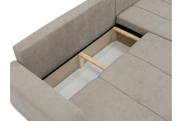Flo Bäddsoffa med Divan 3-sits - Ljusgrå - Möbler - Soffa - Bäddsoffa - Bäddsoffa divan