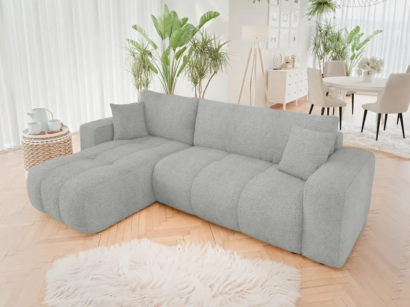 Flo Bäddsoffa med Divan 3-sits - Ljusgrå - Möbler - Soffa - Bäddsoffa - Bäddsoffa längsbäddad