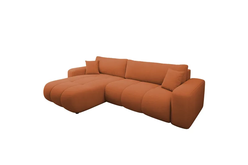 Flo Bäddsoffa med Divan 3-sits - Orange - Möbler - Soffa - Bäddsoffa - Bäddsoffa divan