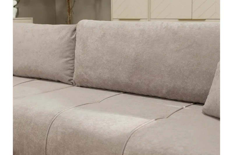 Flo Bäddsoffa med Divan 3-sits - Svart - Möbler - Soffa - Bäddsoffa - Bäddsoffa divan